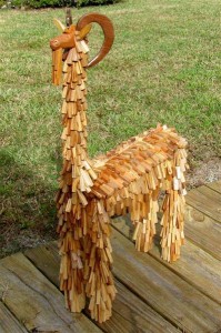 Scrapwood Goat by Deborah Nicholson earned Editor's Choice.