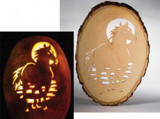 Melon-cutting pattern translates beautifully in wood.