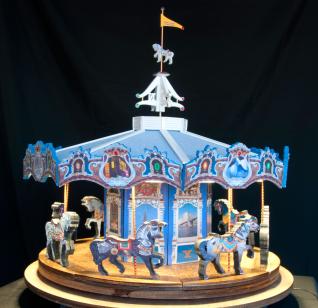 Bob Crane's 3D model carousel design was based on “Jane’s Carousel” in Brooklyn, N.Y.