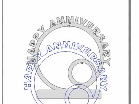 Using Corel Draw to include curved text on a pattern