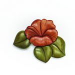 Intarsia Flower Lead