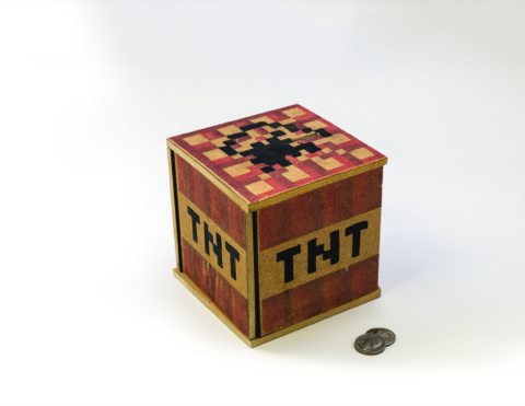 Pixelcraft Exploding Prank Bank