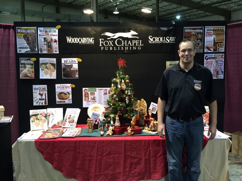 Bob Duncan at the Fox Chapel Publishing booth.