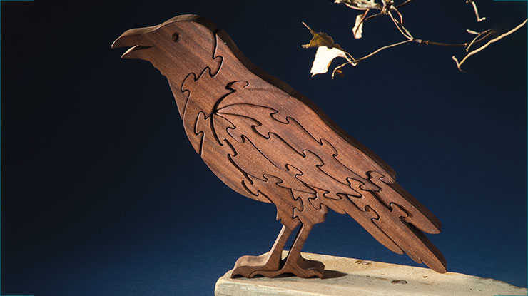 FREE Pattern Download:  Quoth the Raven